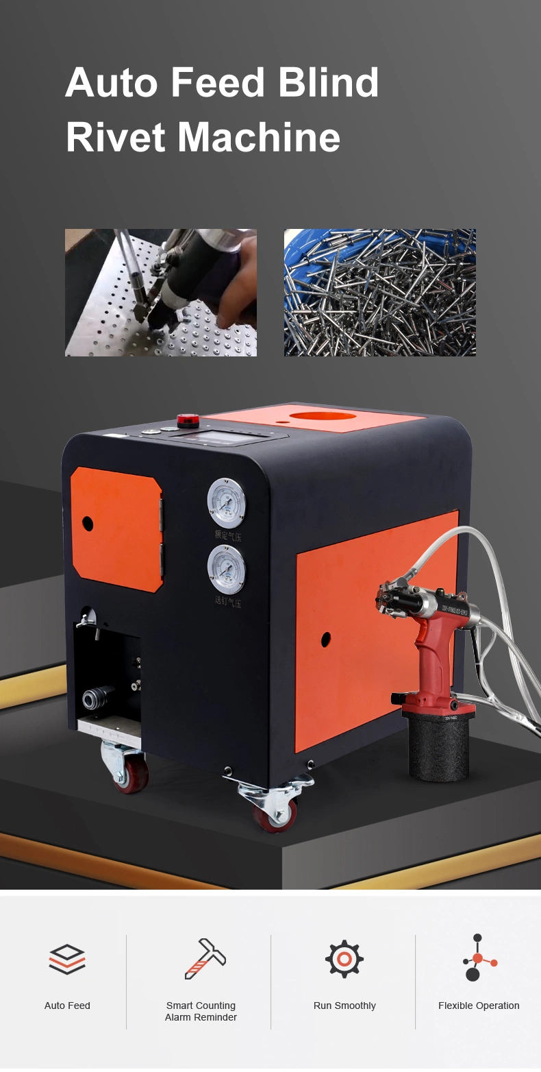 The Best-Selling Riveting Ability 2.4-6.4 Automation Feed Robot I/O Connection Rivet Machine