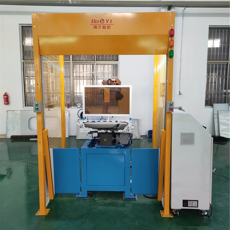Robot Ultrasonic Leather Cutting Machine Used for Cutting The Leather of Automotive Interior Trim