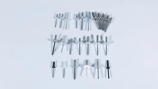 DIN All Sizes Stainless Steel A2 A4 SS304 SS316 Countersunk Head Open End Blind Rivets 